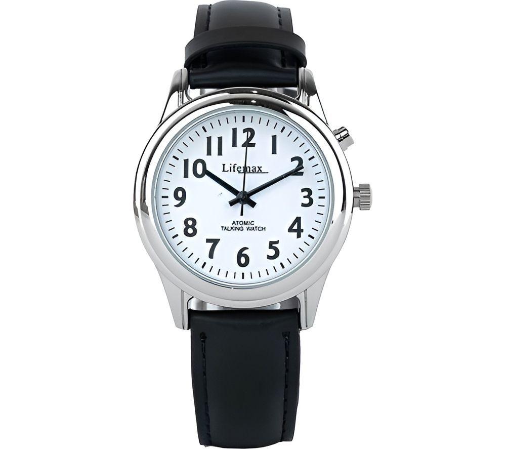 LIFEMAX 407LB Talking Atomic Wristwatch - Silver image number 3 of 5