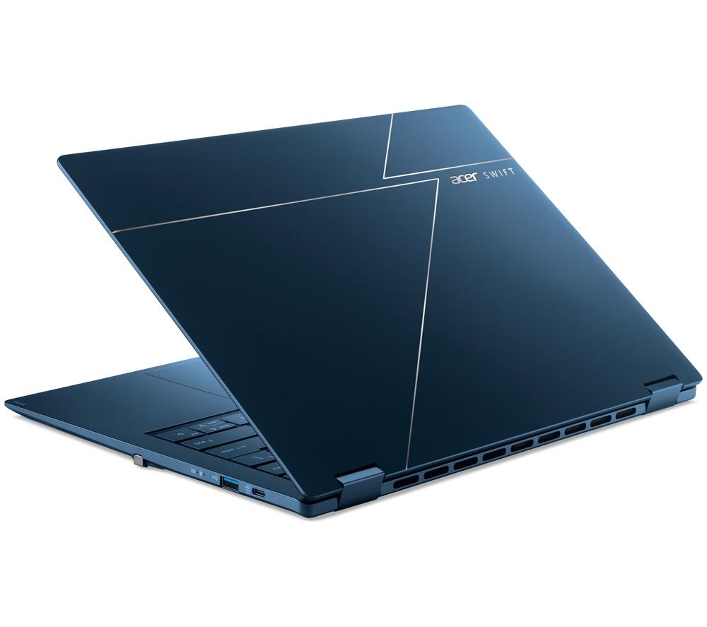 ACER Swift Spin 14 AI 2 in 1 Laptop, Copilot+ PC - Snapdragon X2 Elite, 512 GB SSD, Blue image number 11 of 11