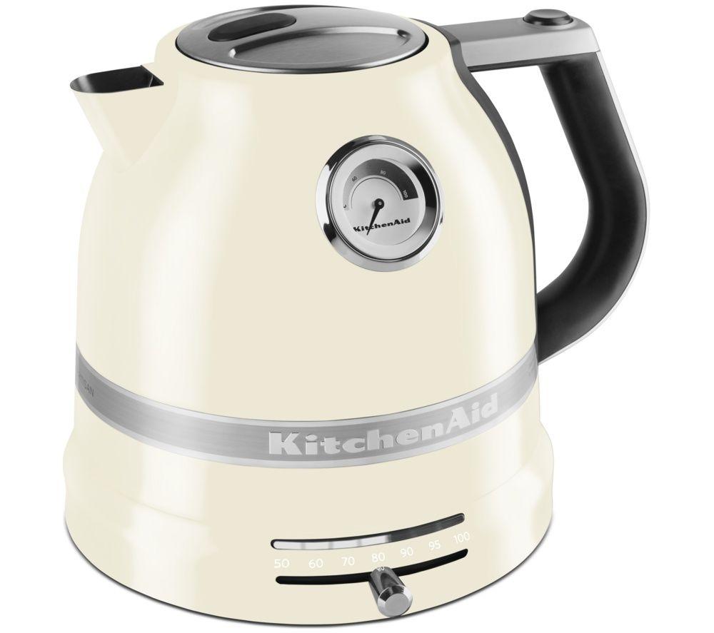 KITCHENAID Artisan Variable Temperature 5KEK1522BAC Jug Kettle - Almond Cream image number 2 of 5
