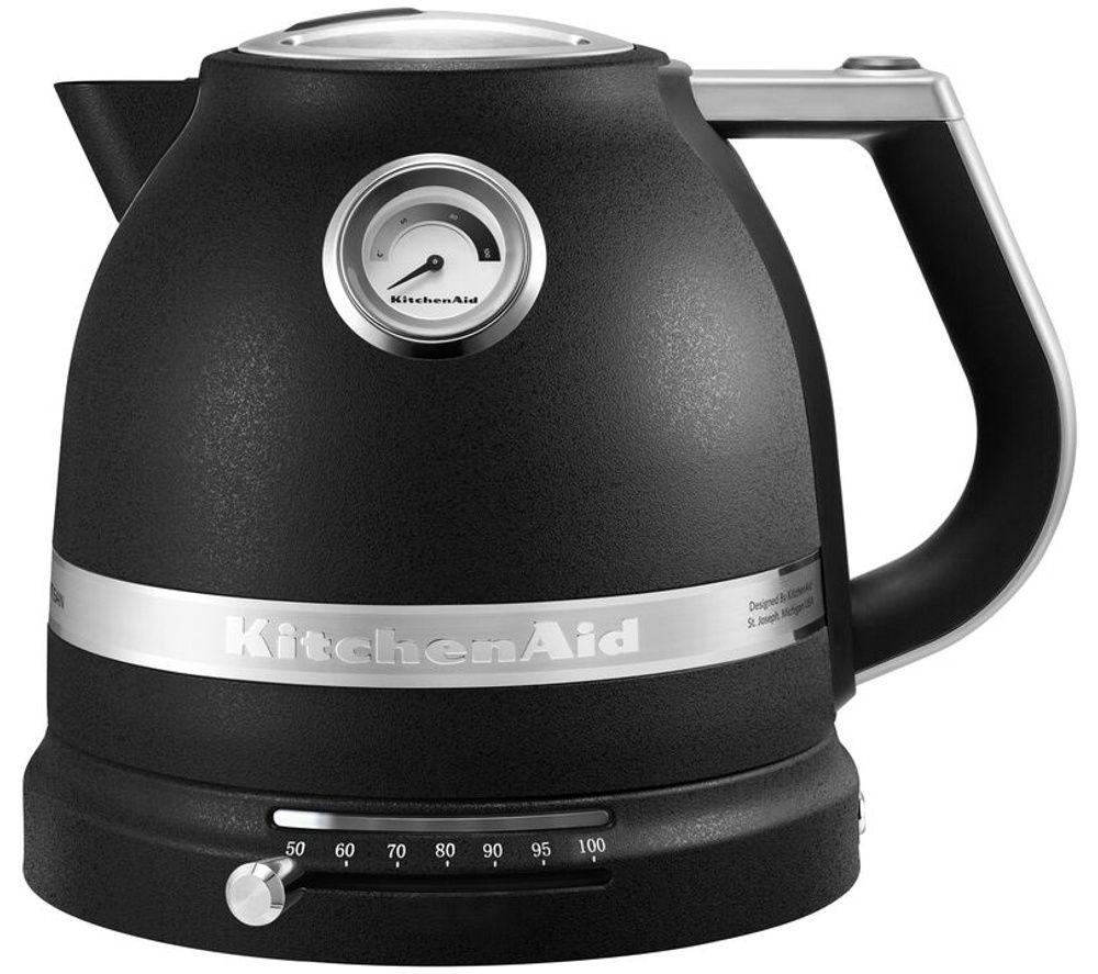 KITCHENAID Artisan Variable Temperature 5KEK1522BBK Jug Kettle - Cast Iron Black