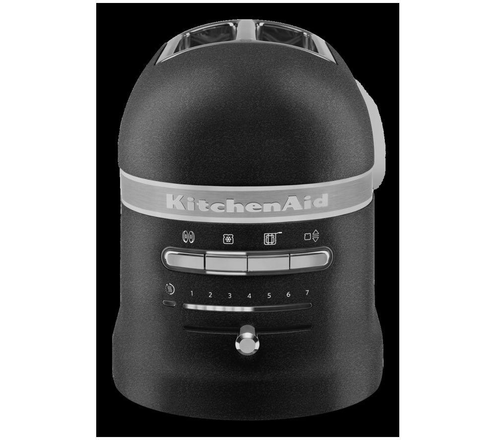 KITCHENAID Artisan 5KMT2204BBK 2-Slice Toaster - Cast Iron Black image number 2 of 5