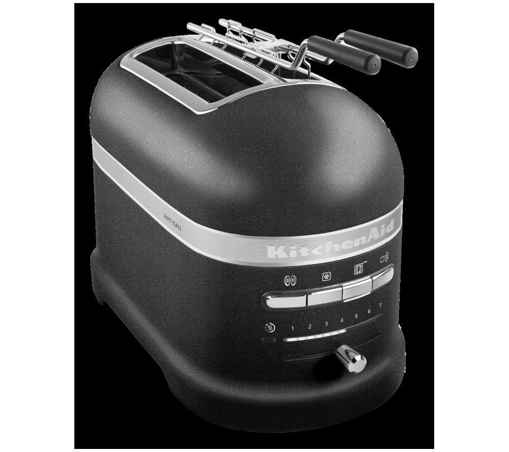 KITCHENAID Artisan 5KMT2204BBK 2-Slice Toaster - Cast Iron Black image number 3 of 5