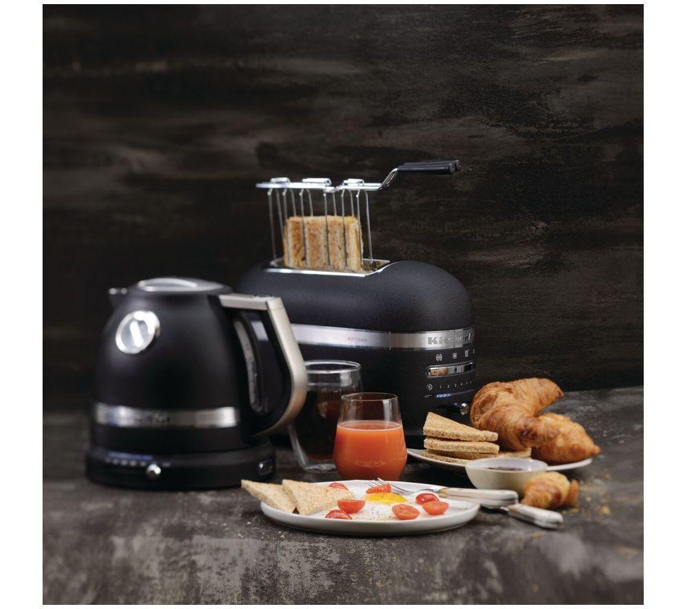 KITCHENAID Artisan 5KMT2204BBK 2-Slice Toaster - Cast Iron Black image number 5 of 5