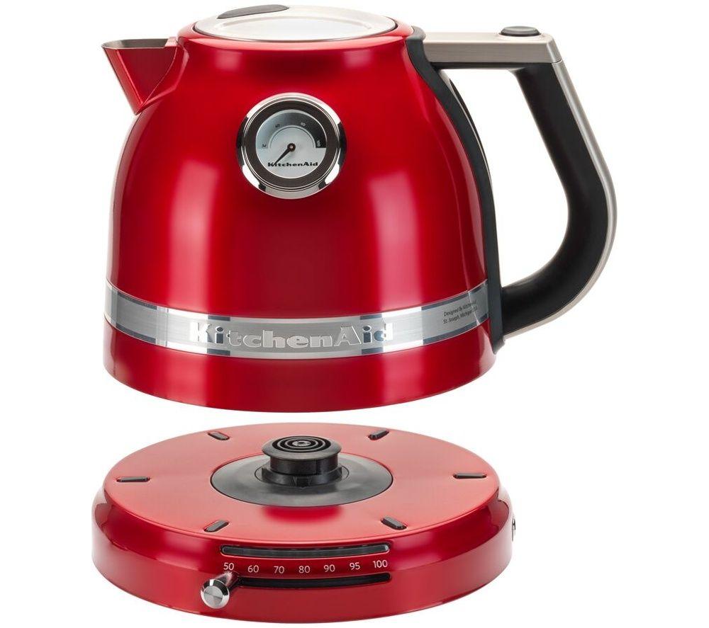 KITCHENAID Artisan Variable Temperature 5KEK1522BCA Jug Kettle - Candy Apple Red image number 2 of 5