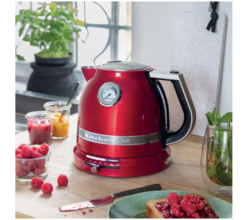 KITCHENAID Artisan Variable Temperature 5KEK1522BCA Jug Kettle - Candy Apple Red image number 4 of 5