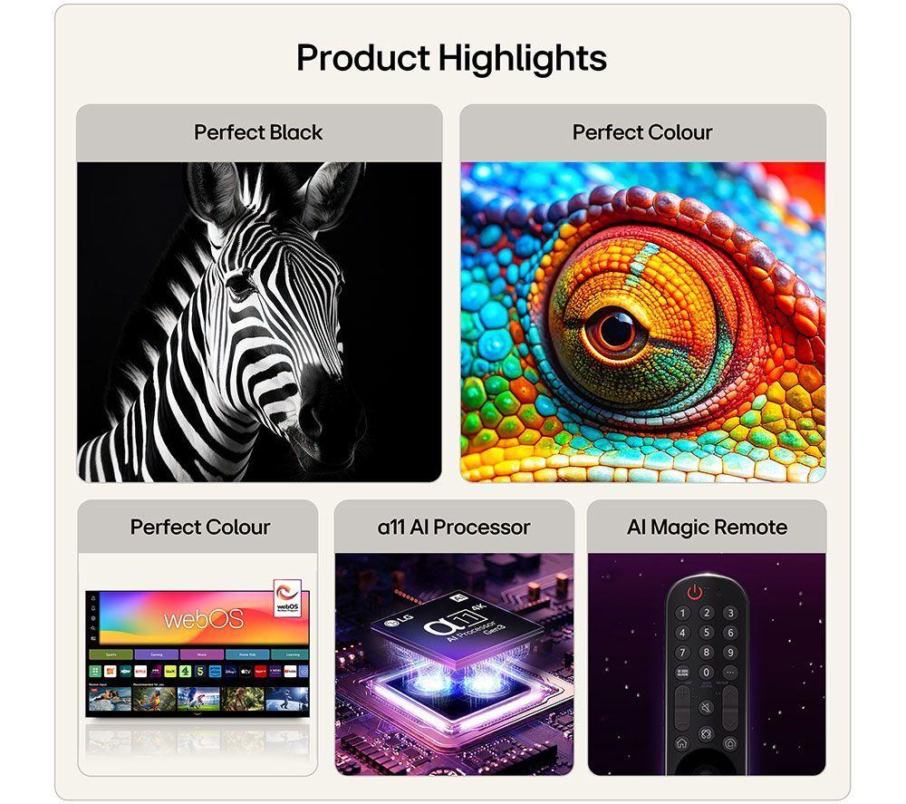 LG C6 42" OLED AI 4K HDR Smart TV 2026 (OLED42C64LA) & US20A 2.0 Compact Sound Bar Bundle image number 3 of 12