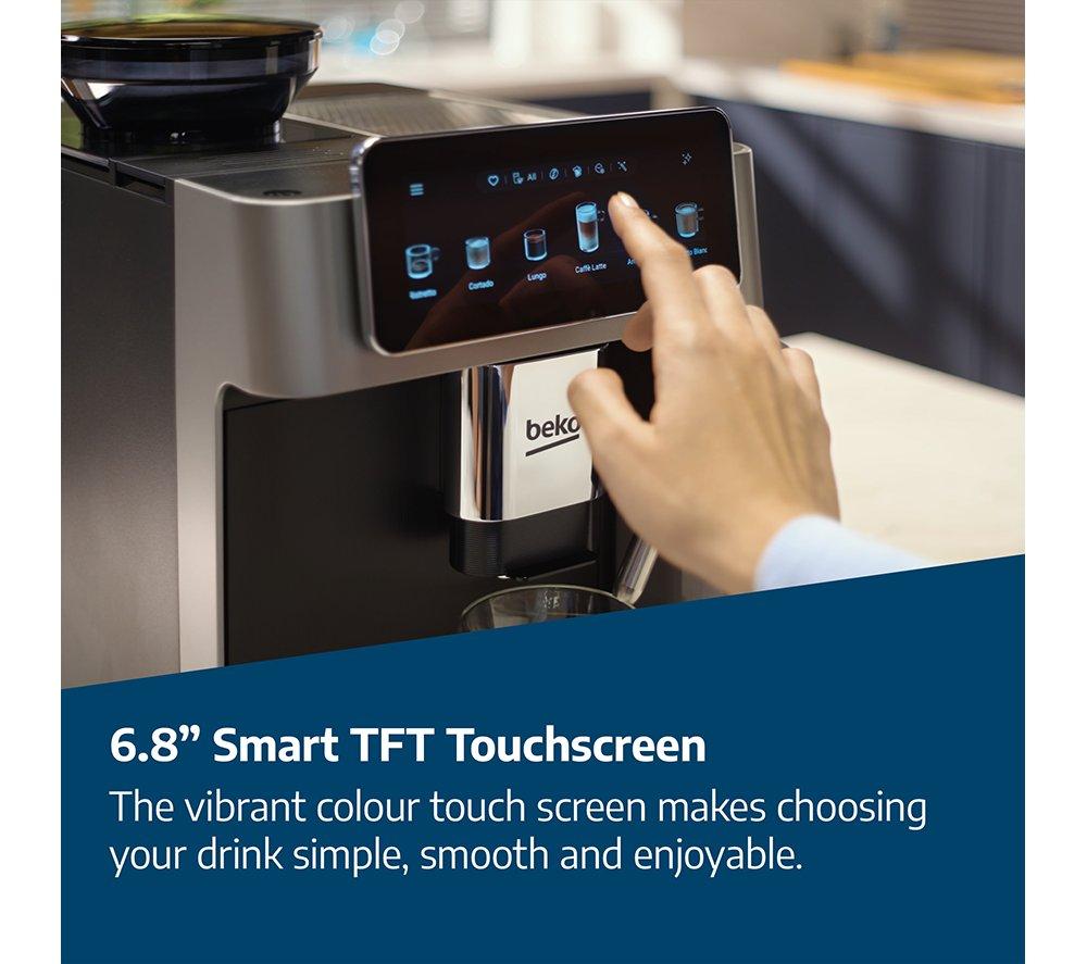 BEKO CaffeExperto CEG8564X Smart Bean to Cup Coffee Machine - Stainless Steel image number 5 of 16