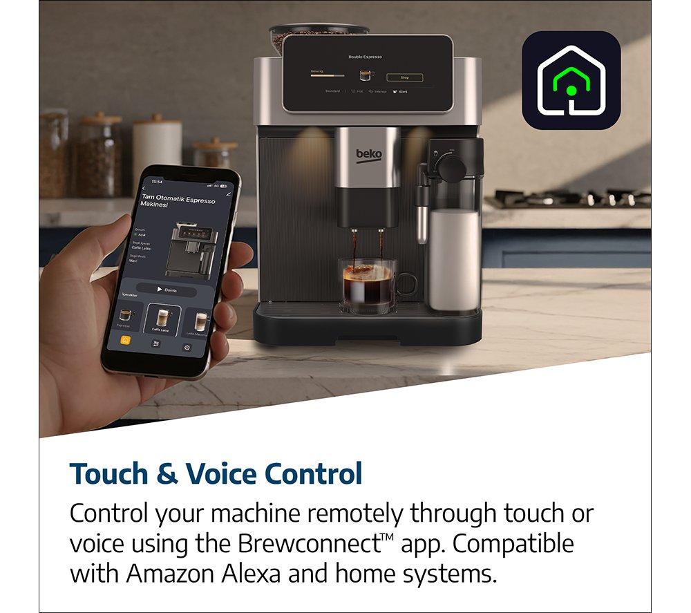 BEKO CaffeExperto CEG8564X Smart Bean to Cup Coffee Machine - Stainless Steel image number 8 of 16