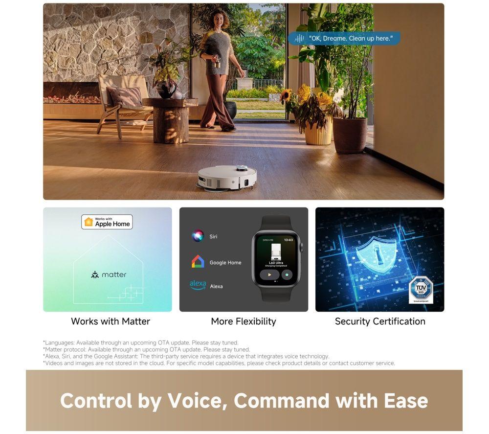 DREAME L60 Ultra Robot Vacuum Cleaner - White image number 6 of 6