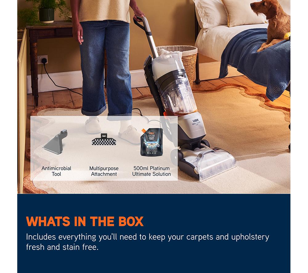 VAX CDCW-MCCH Upright Carpet Cleaner - Black & Grey image number 11 of 11