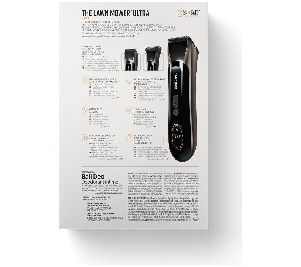 MANSCAPED Lawn Mower 6.0 Ultra Essential Wet & Dry Trimmer Kit - Black image number 2 of 4