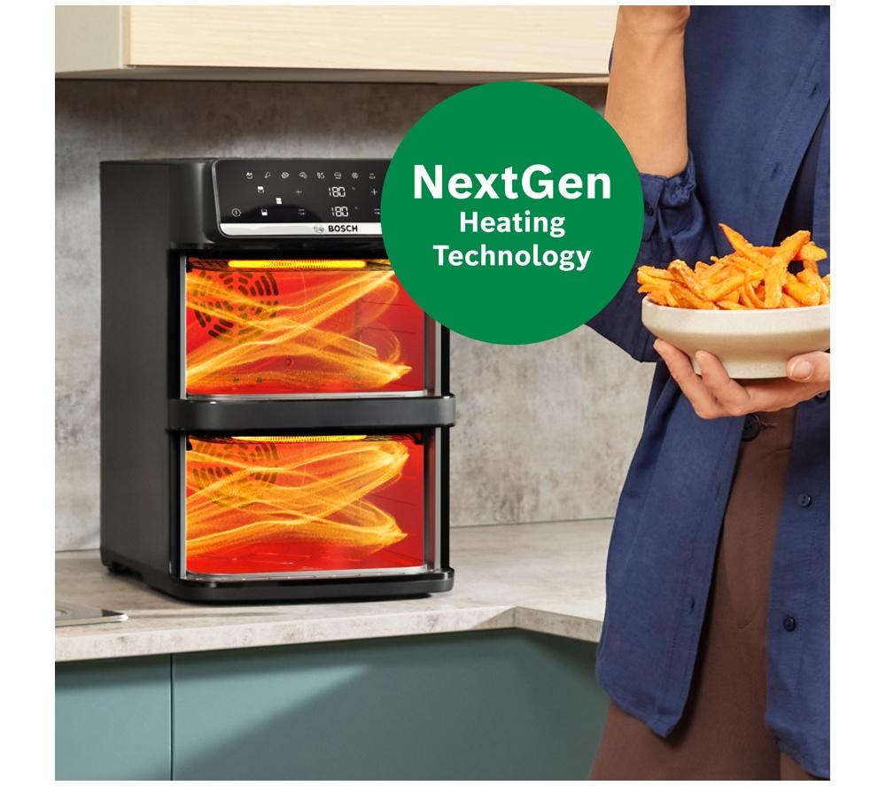 BOSCH Series 6 MAFD661B4G Double-Stack Drawer Air Fryer - Black image number 5 of 7