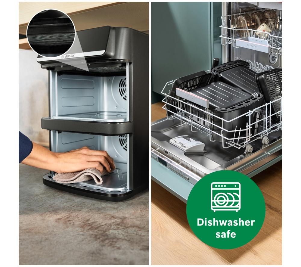 BOSCH Series 6 MAFD661B4G Double-Stack Drawer Air Fryer - Black image number 10 of 11