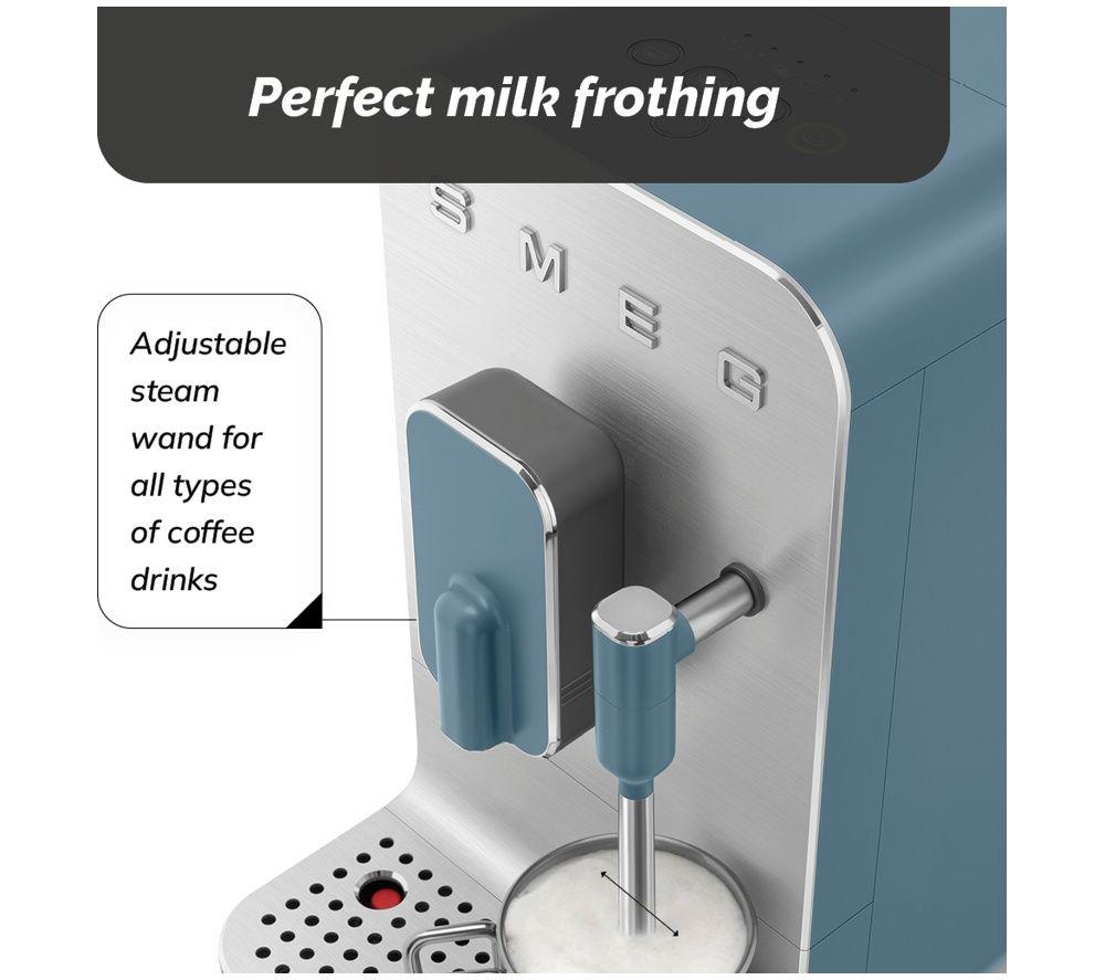 SMEG BCC12SBMUK Bean to Cup Coffee Machine &ndash; Storm Blue image number 4 of 8