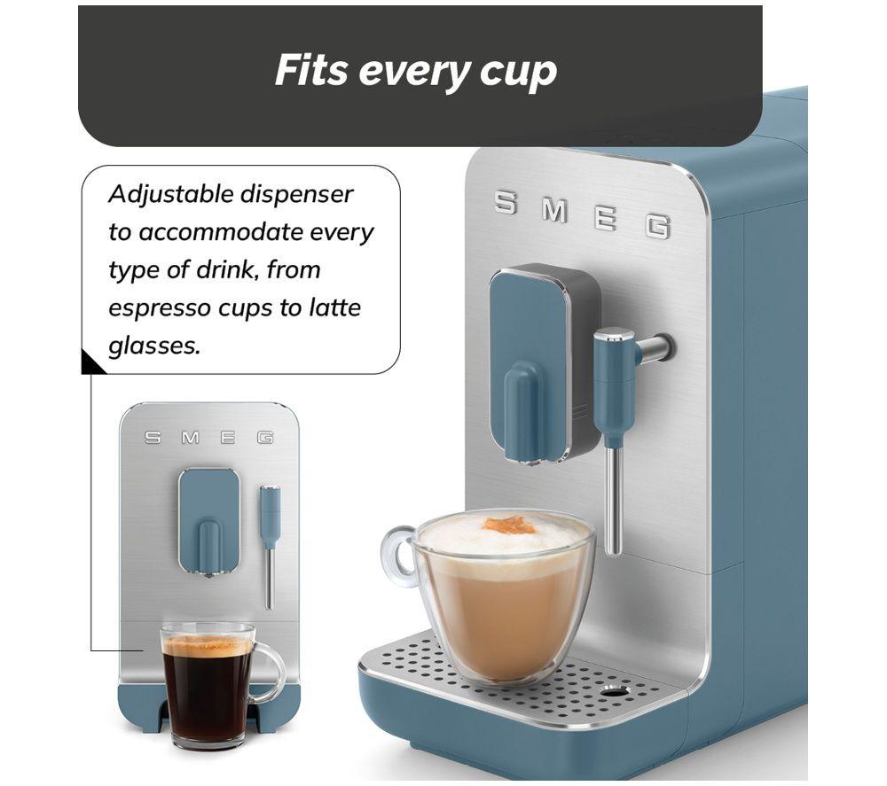 SMEG BCC12SBMUK Bean to Cup Coffee Machine &ndash; Storm Blue image number 5 of 8