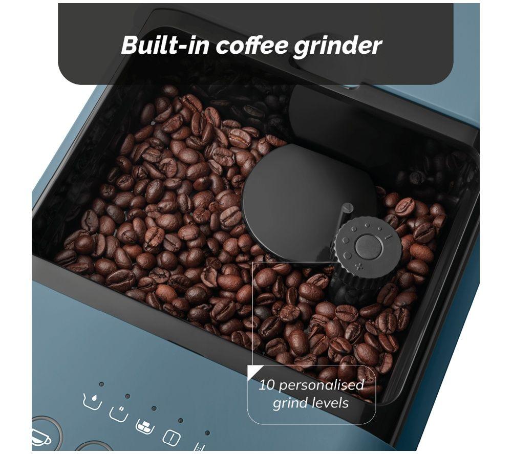 SMEG BCC12SBMUK Bean to Cup Coffee Machine &ndash; Storm Blue image number 6 of 8