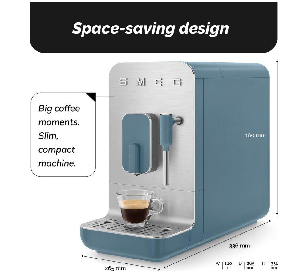 SMEG BCC12SBMUK Bean to Cup Coffee Machine &ndash; Storm Blue image number 8 of 8