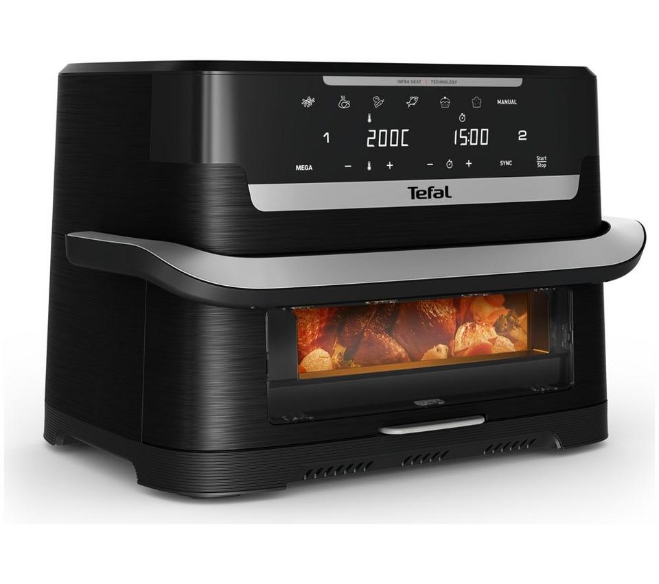 TEFAL Ingenio Dual Flex 9L Air Fryer - Black