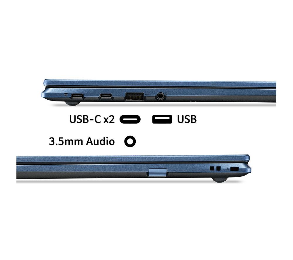 ACER 314 14" Chromebook - MediaTek Kompanio 540, 128 GB eMMC, Blue image number 9 of 10