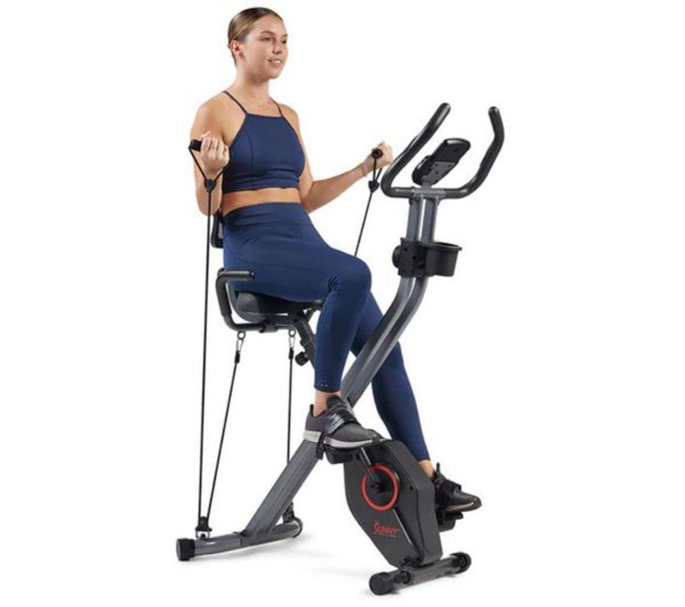 SUNNY HEALTH Foldable Magnetic X Bike Pro image number 2 of 5