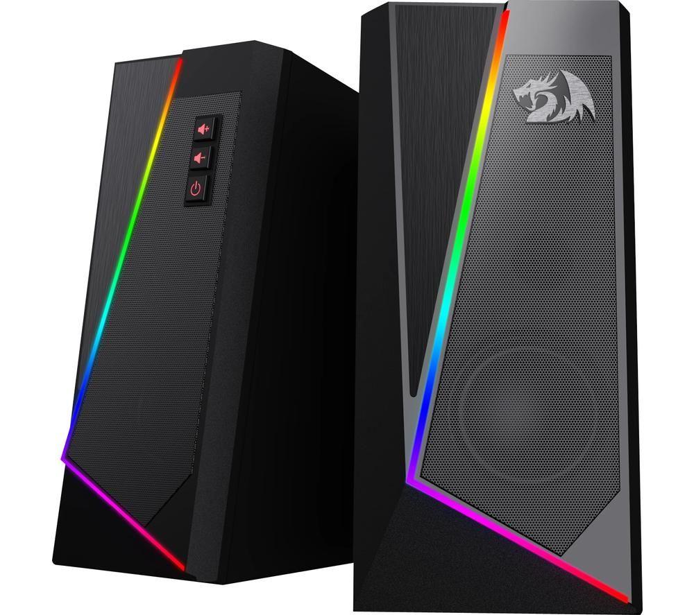 REDRAGON Anvil GS520 RGB PC Speakers - Black image number 4 of 6