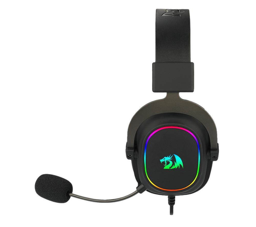 REDRAGON H510 ZEUS-X RGB Wired Gaming Headset - Black, Red image number 4 of 5