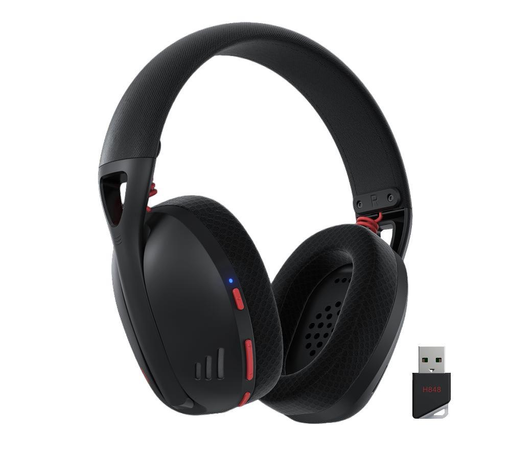 REDRAGON H848 IRE TRI-MODE Wireless Gaming Headset - Black image number 2 of 4