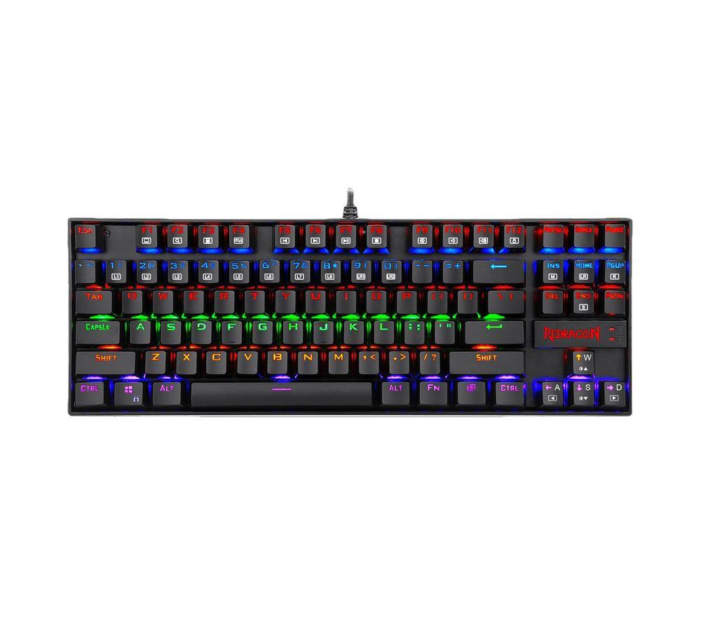 REDRAGON K552RGB Mechanical Gaming Keyboard - Black image number 3 of 8