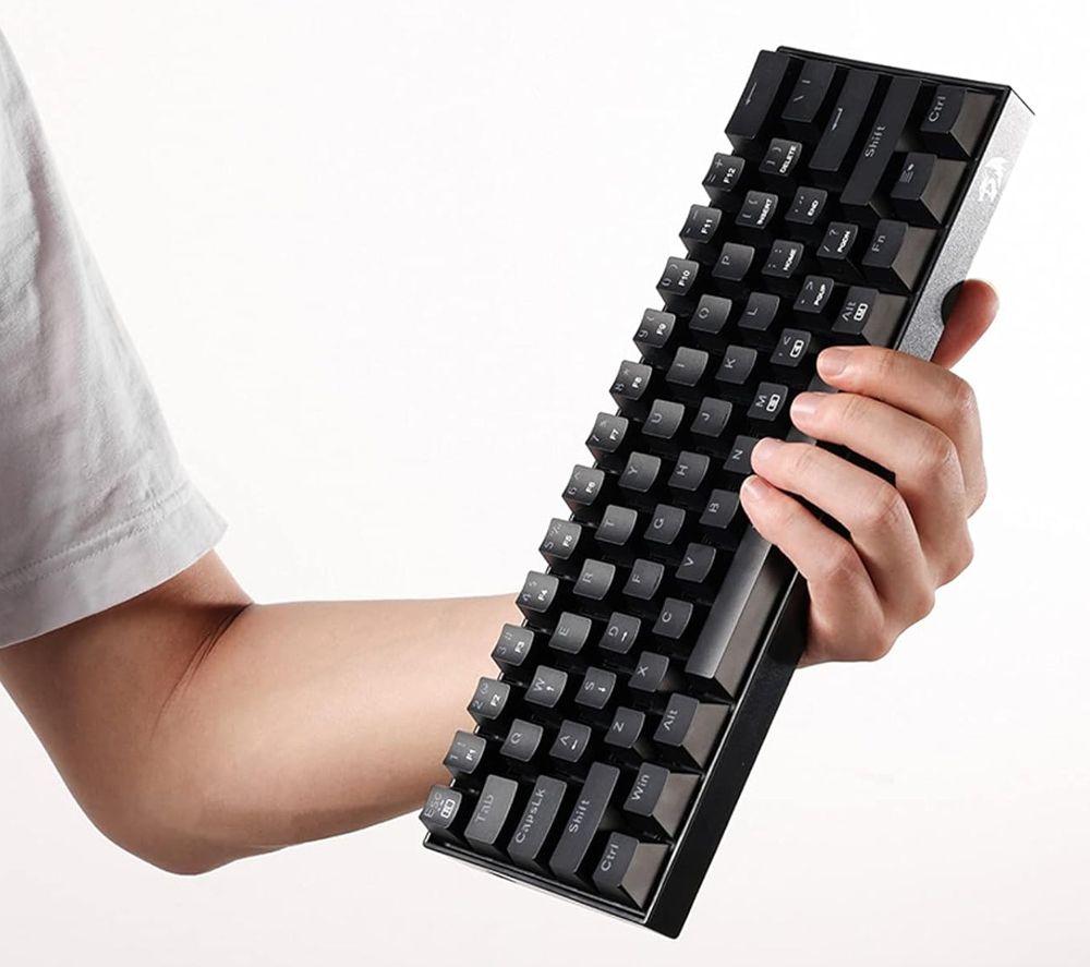 REDRAGON K630 DRAGONBORN 60% Wired RGB Gaming Keyboard - Black image number 2 of 9