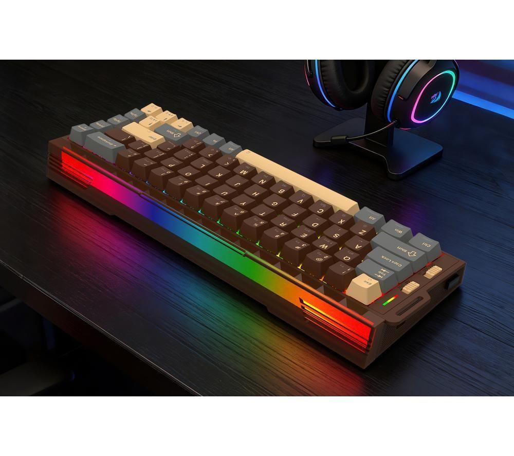 REDRAGON Nolan K752 RGB Wireless Mechanical Gaming Keyboard - Grey image number 5 of 7