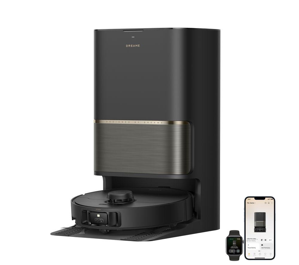 Dreame L50s Pro Ultra Robot Vacuum Cleaner - Black, Black