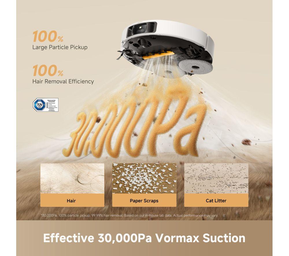 DREAME L50s Pro Ultra Robot Vacuum Cleaner - White image number 3 of 4