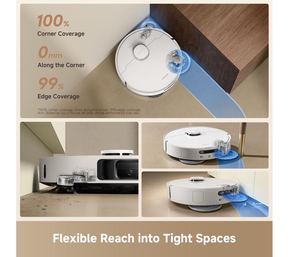DREAME L10s Ultra Gen 3 RLL53SE Robot Vacuum Cleaner - White image number 4 of 10