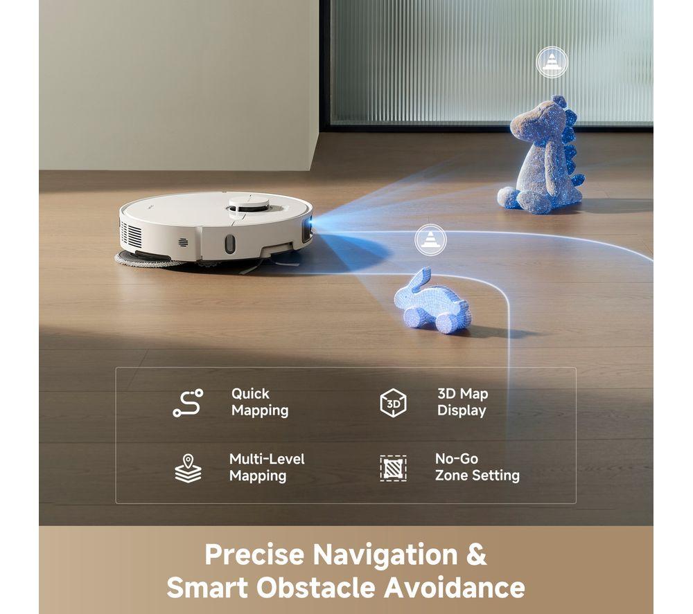 DREAME L10s Ultra Gen 3 RLL53SE Robot Vacuum Cleaner - White image number 8 of 10
