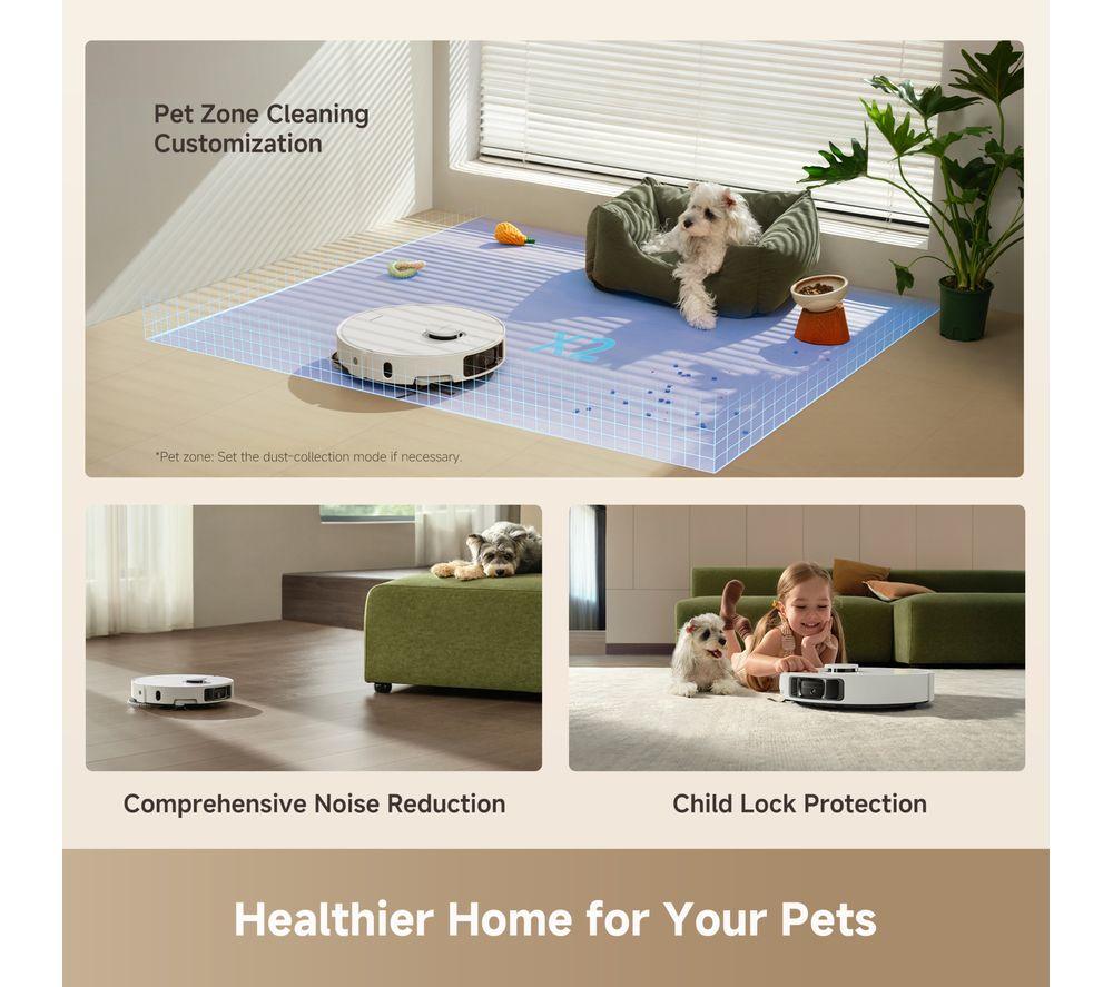 DREAME L10s Ultra Gen 3 RLL53SE Robot Vacuum Cleaner - White image number 9 of 10