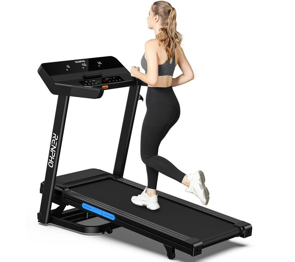 RENPHO PEU-R-Q004-BK Smart Bluetooth Treadmill - Black image number 3 of 6