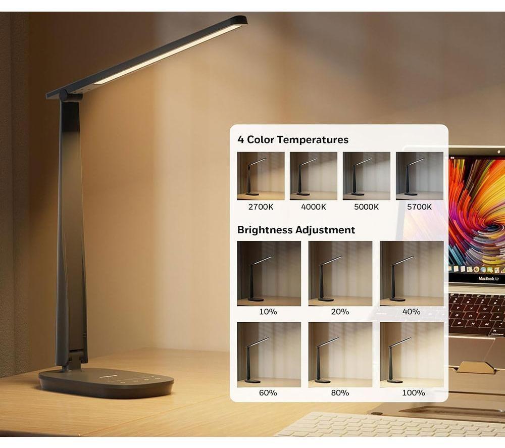 HONEYWELL H2 Sunturalux Desk Lamp - Black image number 2 of 6