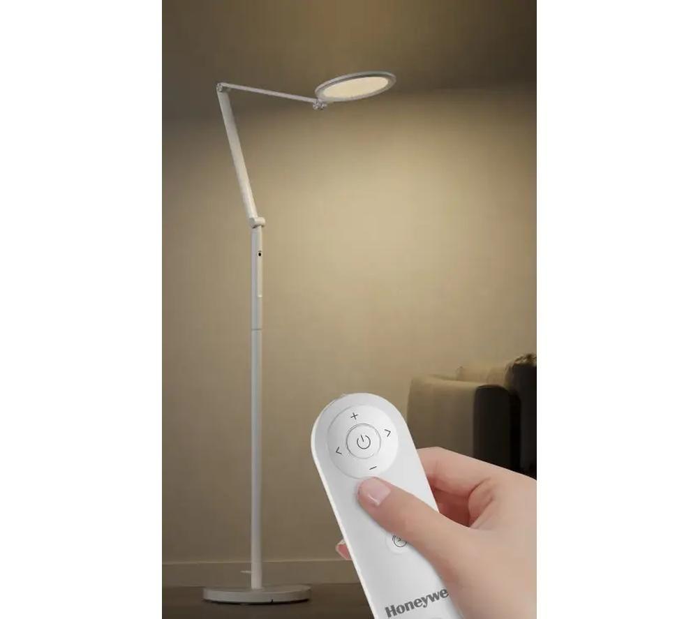 HONEYWELL HWL-F01WT Swing Arm Floor Lamp - White image number 3 of 6