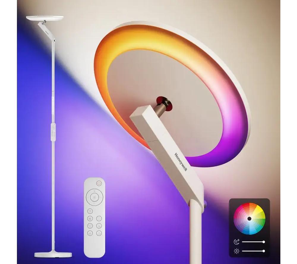 HONEYWELL HWL-F2WT 2-in-1 LED Floor Lamp - White image number 6 of 6