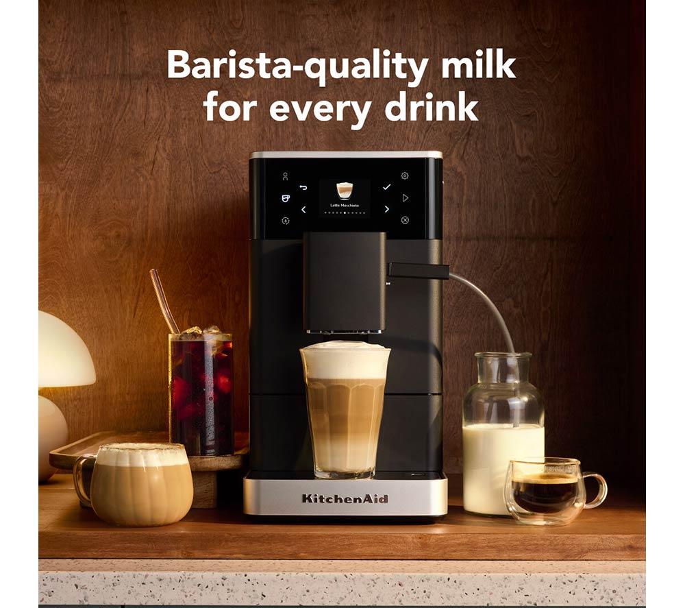 KITCHENAID KF3 5KES8453BBM Bean to Cup Coffee Machine - Matte Black image number 4 of 9