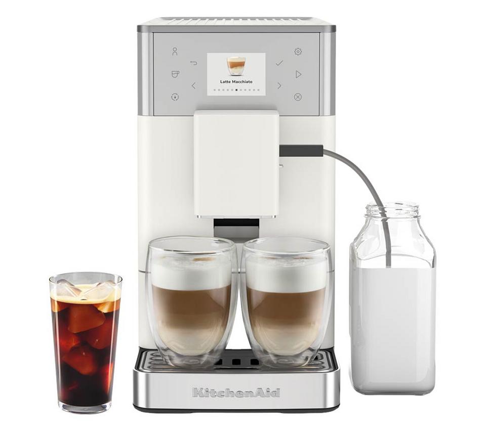 KITCHENAID KF3 5KES8453BPL Bean to Cup Coffee Machine - White Porcelain