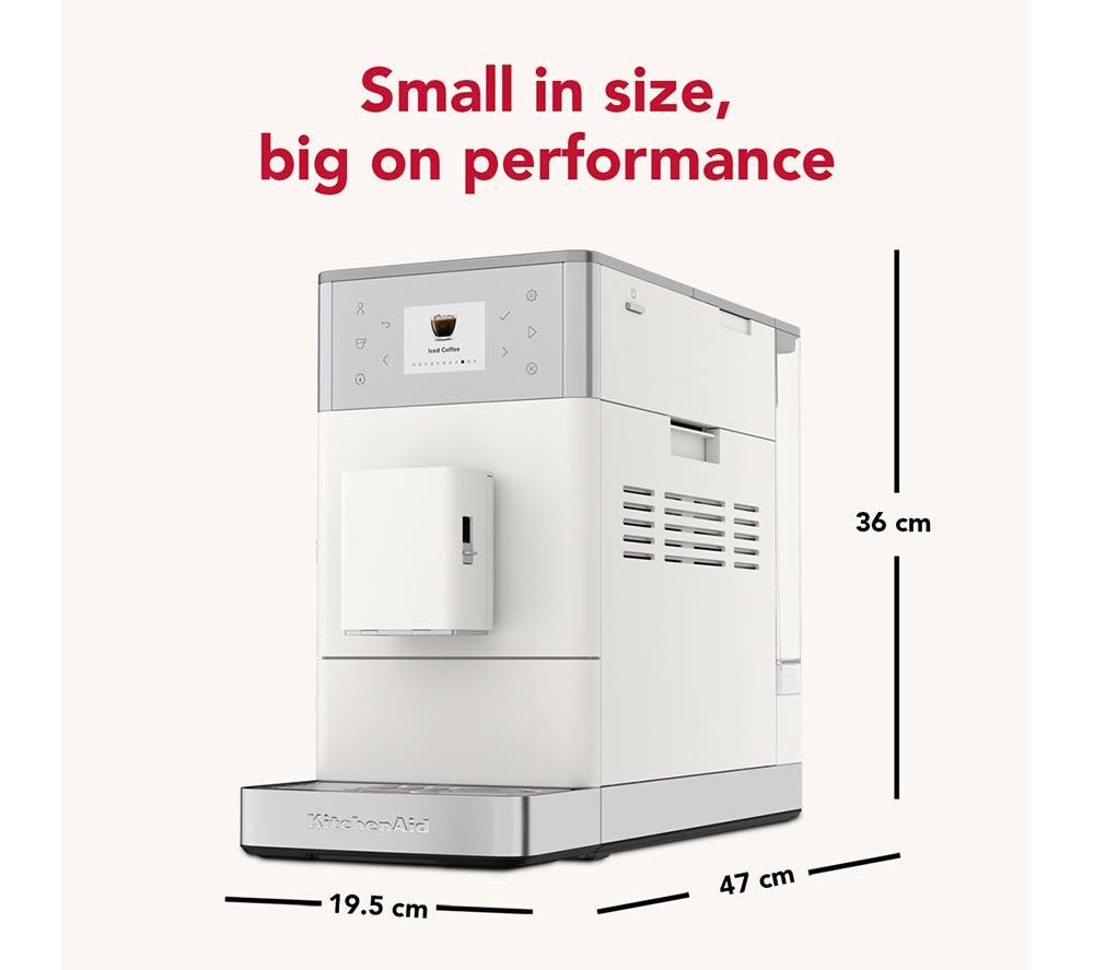 KITCHENAID KF3 5KES8453BPL Bean to Cup Coffee Machine - White Porcelain image number 9 of 9