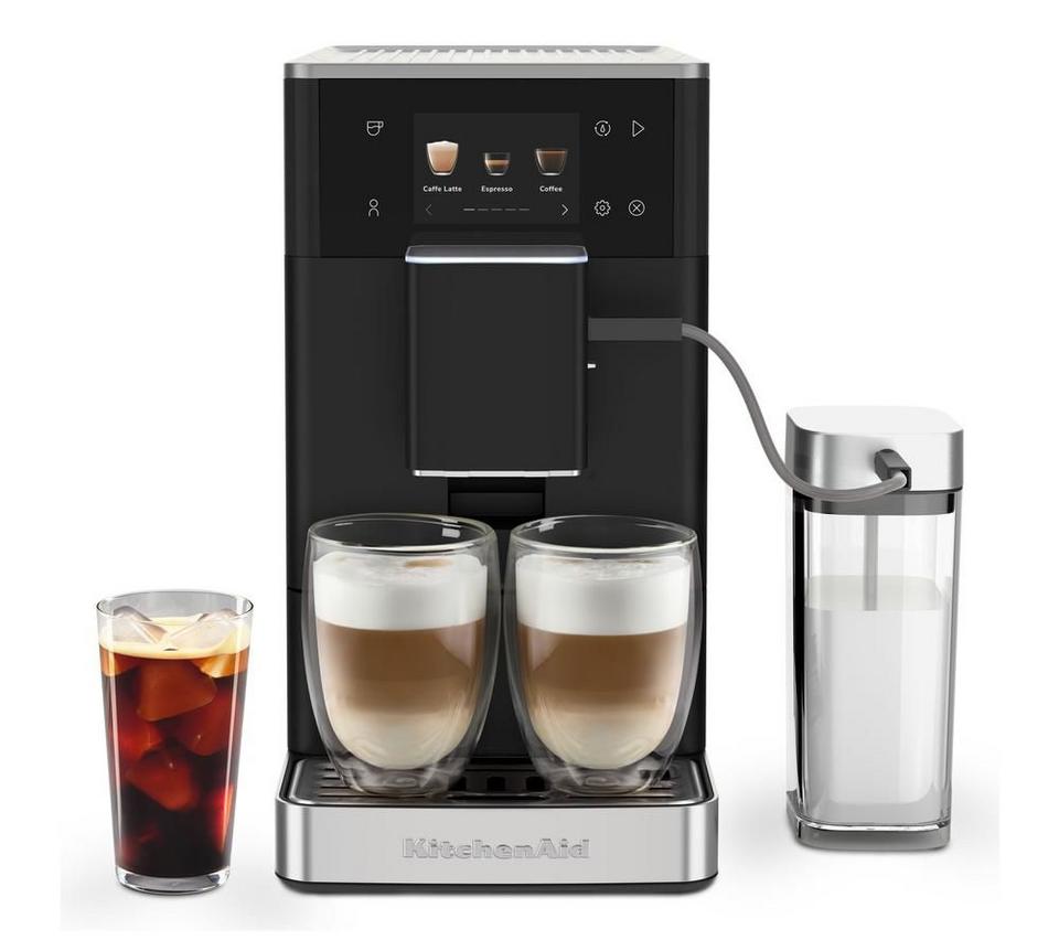 KITCHENAID KF4 5KES8454BBM Bean to Cup Espresso Machine - Matte Black
