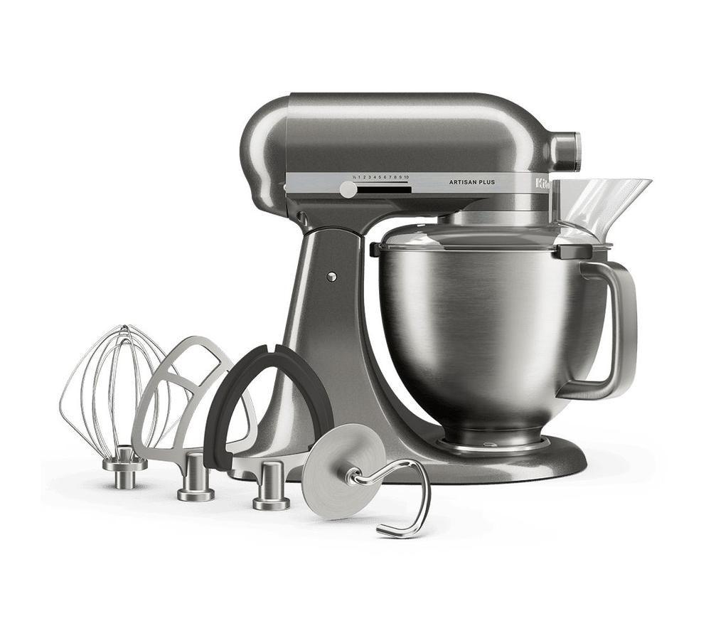 KITCHENAID Artisan Plus 5KSM50PKVBMS Stand Mixer - Medallion Silver image number 4 of 7