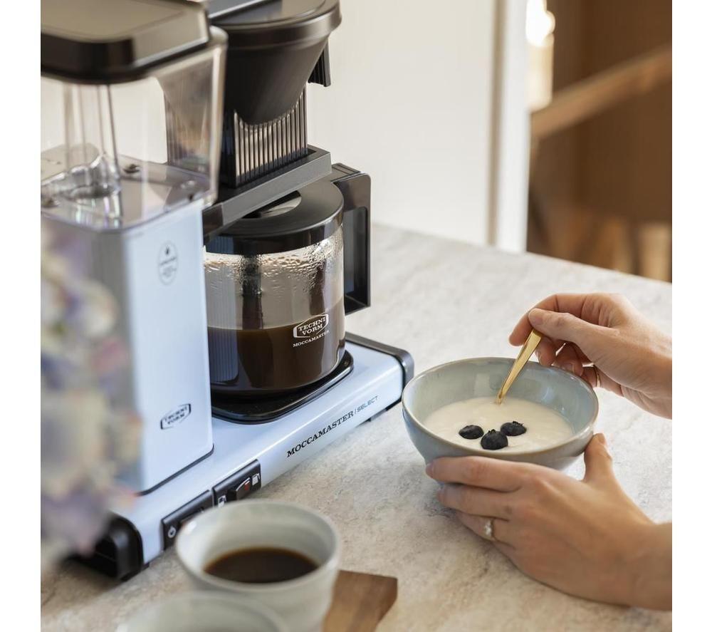 MOCCAMASTER KBG Select 53829 Filter Coffee Machine - Baby Blue image number 2 of 5