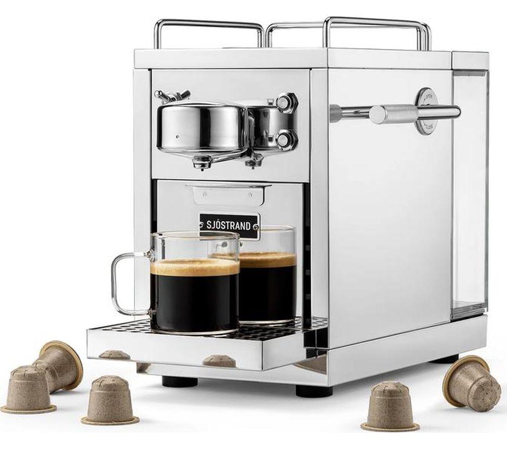 SJOSTRAND The Original 2.0 Pod Coffee Machine - Stainless Steel image number 4 of 5