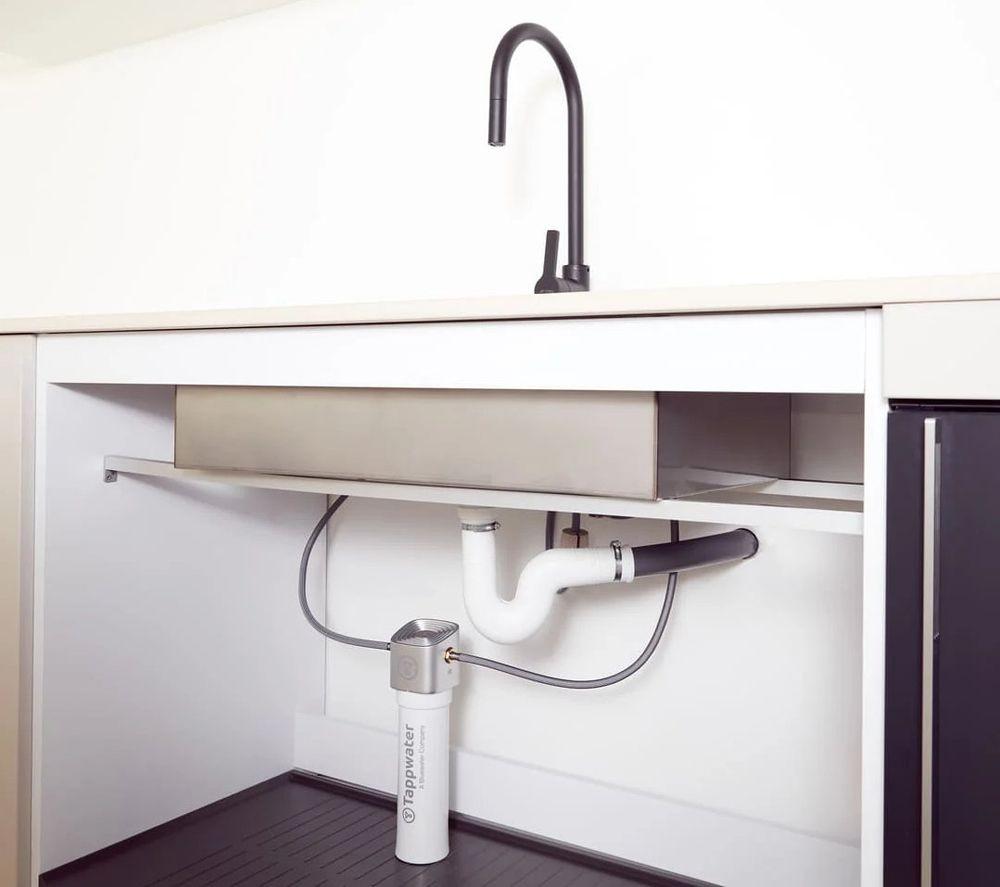 TAPPWATER InlinePro SMR Under-Sink Water Filter - White & Silver image number 5 of 6