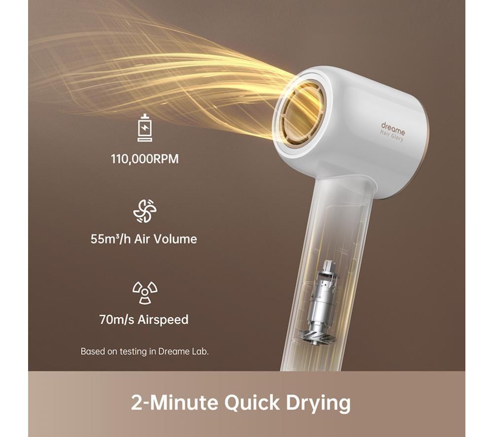 DREAME AHD6A-WH Hair Glory Combo Hair Dryer Set - White image number 2 of 5