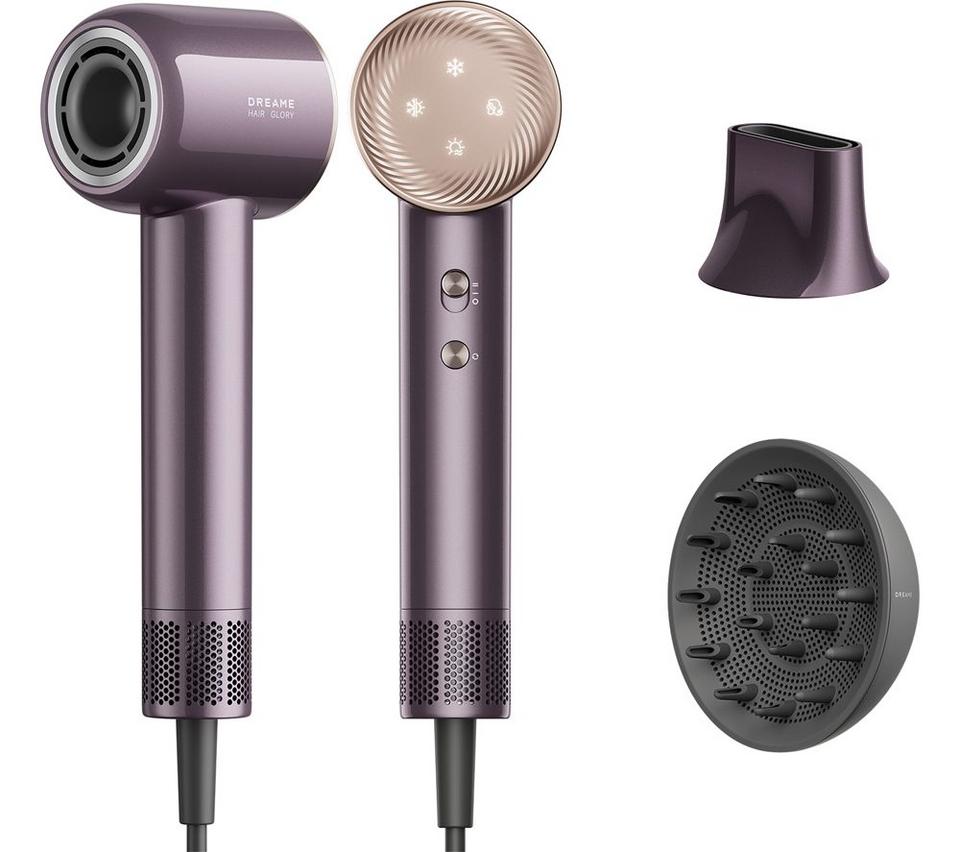 DREAME AHD6A-PU Hair Glory Combo Hair Dryer Set - Purple