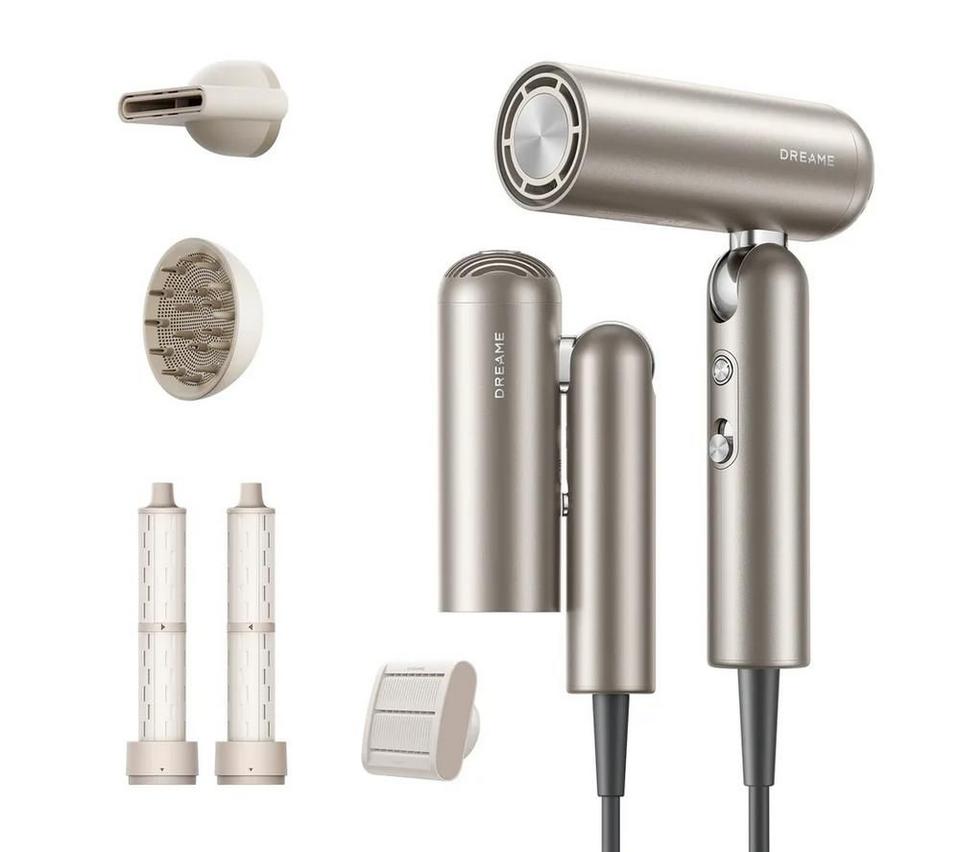 DREAME Pocket Pro Hair Dryer Set - Silver